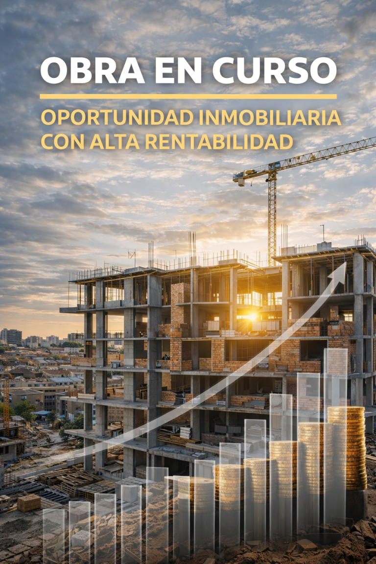 OBRAS PARADAS: OPORTUNIDAD INMOBILIDARIA CON ALTA RENTABILIDAD